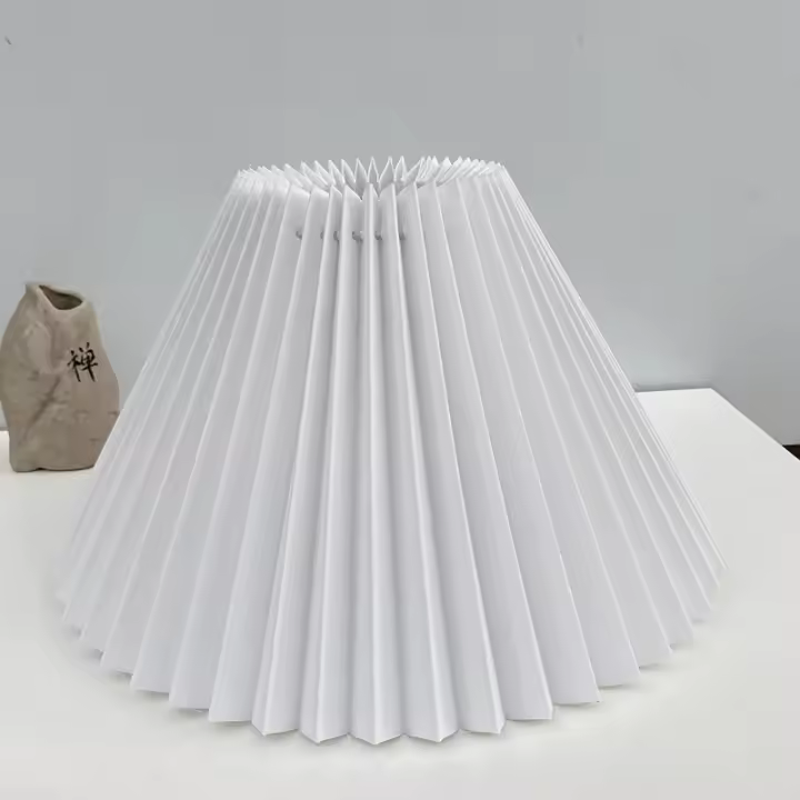 Cubierta De Lámpara De Mesa DIY Plisada Lavable Accesorios De Iluminación E27 Para Lámpara De Pared Lámpara De Piso O Colgante - 1