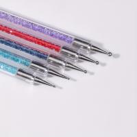 Juego De 5 Pinceles Para Uñas Con Cabezas Doble Herramientas De Puntos Líneas Y Detalles Para Servicios De Uñas De Salón En Casa - details 0