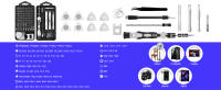Juego De Destornilladores Precisos 115 En 1 Magnéticos Phillips Torx Para Reparación De iPhone Relojes Gafas Herramientas Manuales DIY - details 3