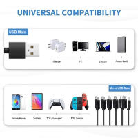 Cable De Carga Y Sincronización USB a 2.0 a Micro USB Para Teléfonos Android Tabletas Reproductores Y Más Dispositivos 1-6 Puertos - details 3
