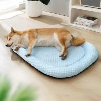 Cama De Verano Para Perro Y Gato Almohadilla De Descanso Para Pupusas Tamaño Pequeño Mediano Grande Seda Fría Matriz De Enfriamiento Para Mascotas - details 4