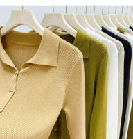 AOSSVIAO Chaqueta De Punto Para Mujer Estilo Oficina Lady Cierre Único Abrigo De Otoño Invierno 2025 Suéter Tejido Corto De Color Sólido Ajustado - details 2