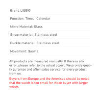 Reloj De Pulsera De Acero Inoxidable Para Hombres Y Mujeres Reloj De Cuarzo Moda Impermeable Con Calendario Reloj De Mano Dorada Lujo Resistente Al Choque - details 14