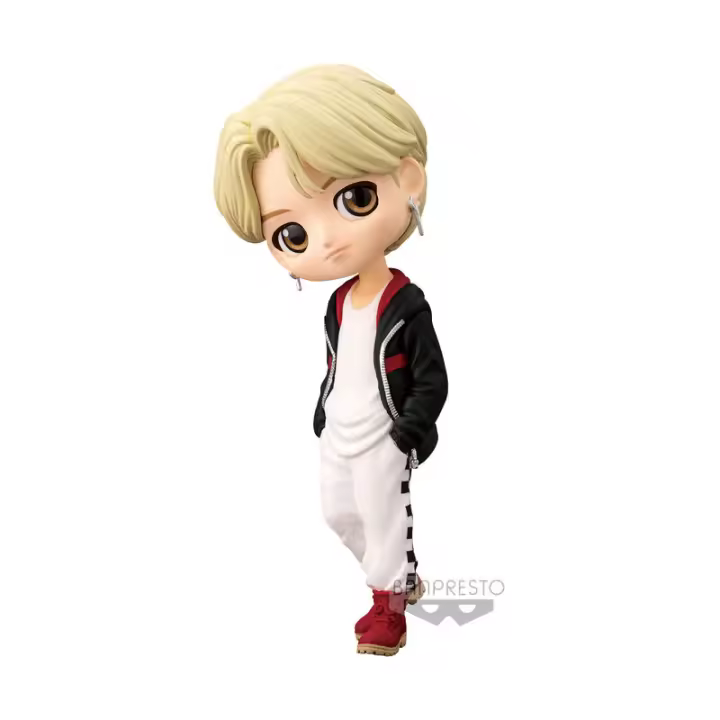Figura Jimin Tinytan Mic Drop Q Posket 14cmFigura  Coleccionable - Idea de Regalo- Mercancia Oficial - Juguetes para Niños y Adultos - Movies Fans - Muñeco para Coleccionistas y Exposición - 1