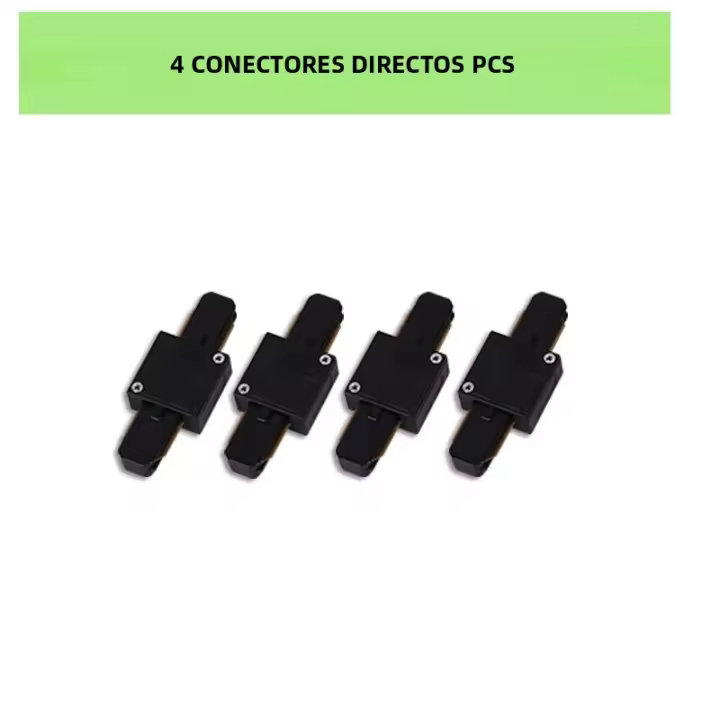 0.5M 1M Rail De Túnel LED Conectores De Forma L Luz De Pista Para Hogar Y Tienda Acabado De Niquel Pulido Moderno - 1