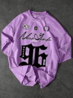 Camiseta De Verano Para Hombre 2025 Estampado Digital Deportiva Casual De Poliéster Con Cuello En V Manga Larga Para Todo El Año - details 6
