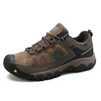 HIKEUP Zapatos De Senderismo Para Hombres Calidad Superior Duraderos Cuero Suela De Goma Para Actividades Al Aire Libre Zapatillas De Caminar - details 22