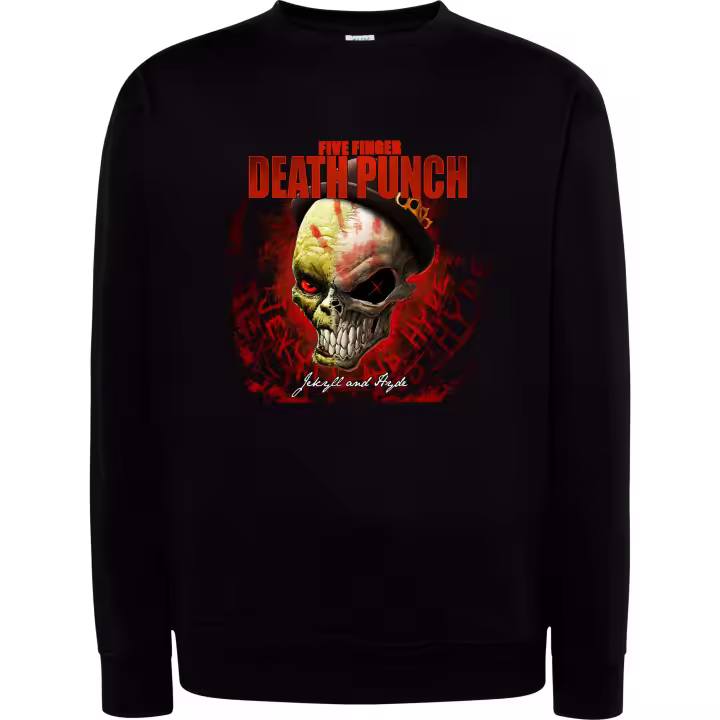 Sudadera cuello redondo, Five Fingers Death Punch , Algodón y Poliester, 290 grms/m2 - Tallaje europeo de Niños y Adultos y Tallas grandes - 1