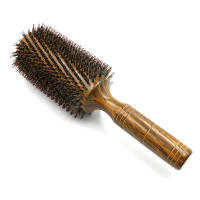 Cepillo De Pelo Redondo Profesional Con Cerda De Jabalí Para Mujeres Y Hombres Cepillo De Peluquería Para Estilizar El Cabello Material De Madera - details 6