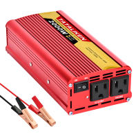 Inversor De Energía Portátil 600W/1500W/2000W/2500W DC 12V/24V a AC 110V/220V Enchufe Brasileño Para Coche Accesorios Automotrices - details 11
