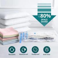 Bolsas De Almacenamiento a Vacío Espaciosa 80% MÁS Compresión Organizador Con Bomba De Mano Para Viajes Para Ropa Y Edredones - details 8