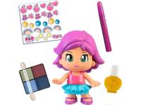 Pinypon - Pop & Make Up Muñeca y maquillaje Figura de 17 cm para Maquillar, Decora sus Uñas o Cara con Pegatinas Famosa (PNY70000) - details 1