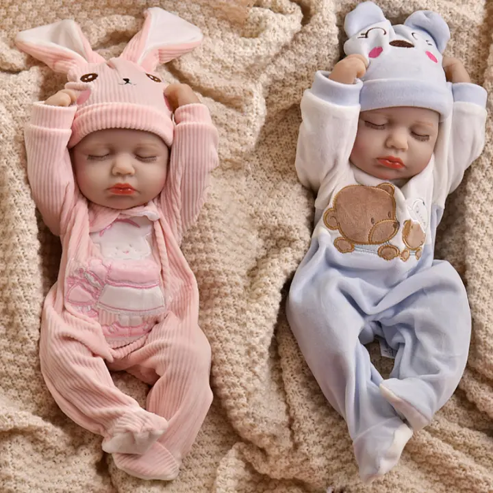 Muñeca Reborn De 40 Cm Realista Para Niñas Muñeca De Vinilo Completo Cuerpo Regalo De Navidad Para Edades 3-12 Años - 1