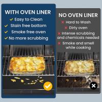 Alfubra de Horno PARA LA inferior Del Horno, paquete de 2 Hojas de teflón para Horno Harno Resistant, reulizable al-resistant - details 2