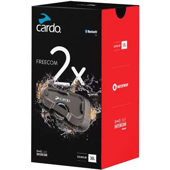 INTERCOMUNICADOR CARDO FREECOM 2X BLUETOOTH ALTAVOCES JBL FRC2X003 - 1