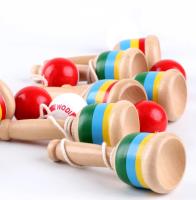 Juguete Montessori De Madera Para Desarrollar La Inteligencia Juego Tradicional De Arrojar Y Catch Con Espada Y Taza Juguetes Educativos Para Niños Aged 7+ - details 3