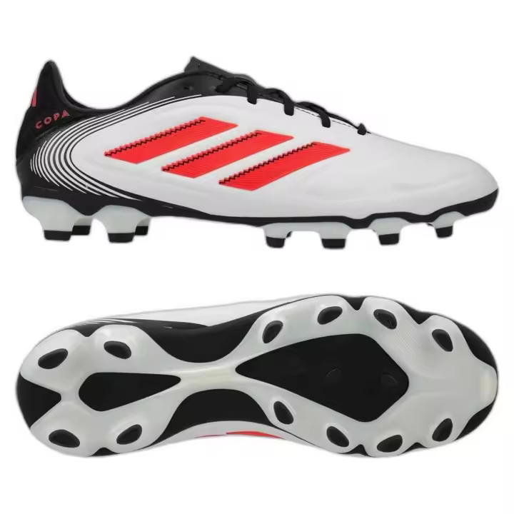 Botas de Futbol Adidas Pure Iii League para niños unisex en color blanco - 1