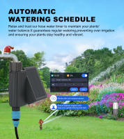 KEMEK Timer De Riego Inteligente Con Solar Powered Wifi Programable Para Sistema De Riego Automático Inlet De Latón Para Jardín Y Huerto - details 6