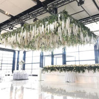 12pcs Guirnalda De Flores Artificiales De Wisteria Larga Y Gruesa De Seda Para Decoración De Casamiento Y Fiestas En Casa - details 5