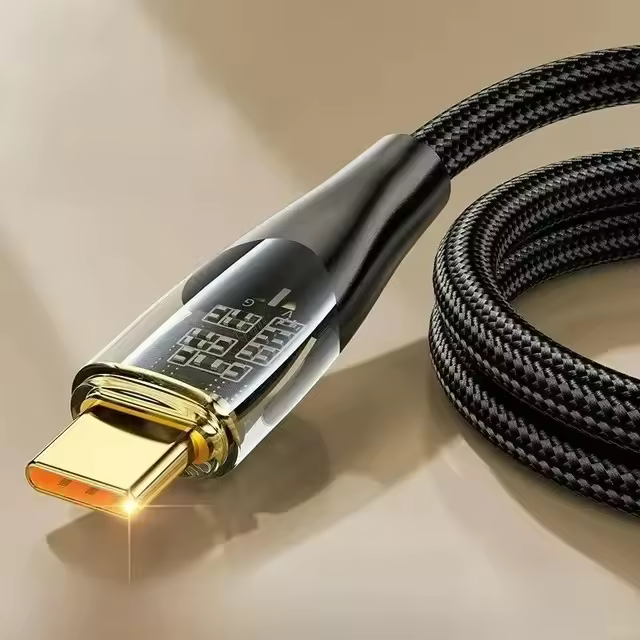 Cable De Carga Rápida 120W 6A USB a Tipo C Para Xiaomi 12 Redmi Note 11 Samsung S22 S21 Huawei Cargador De Datos TPE/TPU - 1