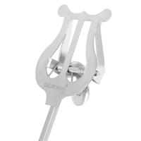 Soporte De Música Para Técnico De Marcha Universal De Metal Plateado Soporte Para Instrumentos De Viento Y Trompeta Tenor Euphonium - details 4