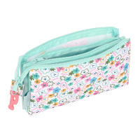 Peppa Pig Estuche Portatodo Triple de Cosy Corner Safta - Peppa Pig - Cartuchera - Material Escolar - Estuche Lapices - Estuche Colegio - Portatodo - Bolsillo interior central con cremallera - Infantil - Colegios - Portatodo Infantil - Medida 220x30x120mm - details 1