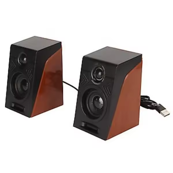 Auriculares para PC HiFi, Graves profundos, Volumen ajustable, Plug and Play, altavoces de escritorio para televisores, computadoras, portátiles y teléfonos. - 1