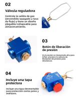 Adaptador De Recarga Para Estufa De Camping Widesea Quemador De Gas Butano Acero Aluminio No Incluye Ignición Venta Por Pieza - details 4