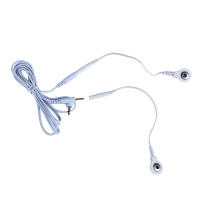 Cable Corto Adaptador Tieline 3.5mm Para Masajeador Estimulador Muscular Electrodo De Terapia Con Conector De 2.0mm Material Plástico Y Cobre - details 1