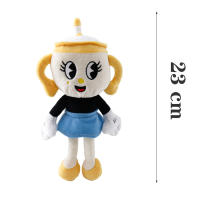 Muñeco De Peluche Cuphead Estilo 13 Mugman El Calice Juguetes De Peluche Suaves Para Niños Regalo De Cumpleaños Y Navidad - details 2
