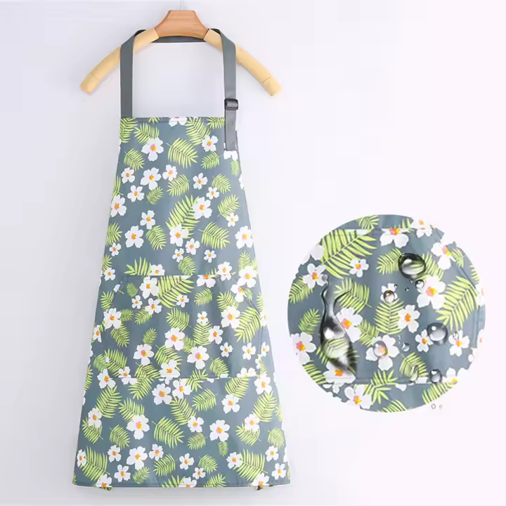 Nueva Falda De Lona De Algodón Impermeable Para Cocinar Y Trabajo Para Hombres Y Mujeres Adultos Cómoda Transpirable De Cintura - 1