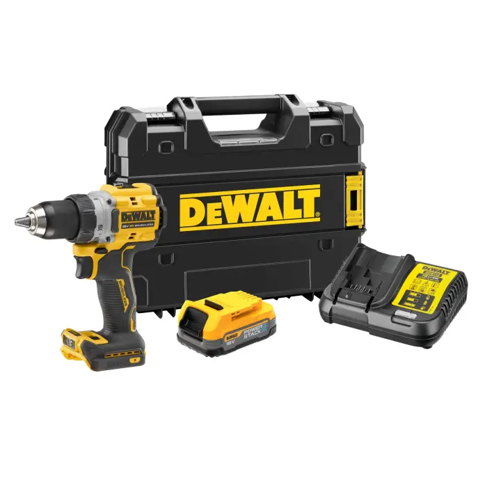 Dewalt DCD800E2T-QW Taladro Atornillador compacto sin escobillas XR 18V POWERSTACK - 1