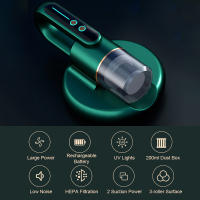 Aspiradora Portátil Sin Cable 5000PA Potente Para Cama Con Filtro HEPA Y Eliminación De Pulgas Con Luz UV Limpieza Doméstica - details 0
