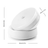 Lámpara De Noche LED Con Sensor De Movimiento 360° Recargable Por USB Luz De Armario Sin Cable Para Gabinete Moderna Instalación En Pared - details 18