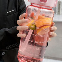 Botella Deportiva De 2 Litros Con Tapa Y Taza Para Hombres Y Mujeres Botella De Agua Para Fitness Con Marca De Tiempo Resistente Al Microondas Ecológica - details 8