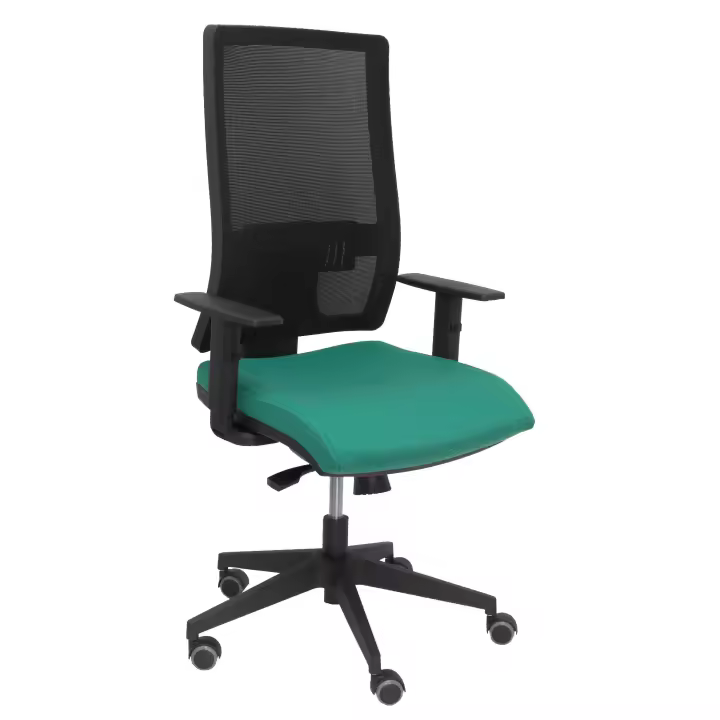 Piqueras Y Crespo Silla de Oficina Ergonómica con Soporte Lumbar Regulable y Mecanismo Sincro - 1