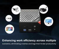 Mini PC Ninkear MBOX 6, AMD Ryzen 5 6600H 6 núcleos, 16GB RAM DDR5 512GB SSD, Windows 11, HDMI+DP+Type-C conpantalla 4K, WiFi 6, Bluetooth 5.2, 2*USB 3.0, 2*USB 2.0, 2*RJ45, Luz RGB, For Work and Daily Use - details 11
