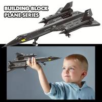Wange 4005 Puzzle De Avión De Reconocimiento SR-71 Blackbird Para Niños Pequeño Partícula Asamblea Juguete De Modelos Espaciales Y Militares - details 0