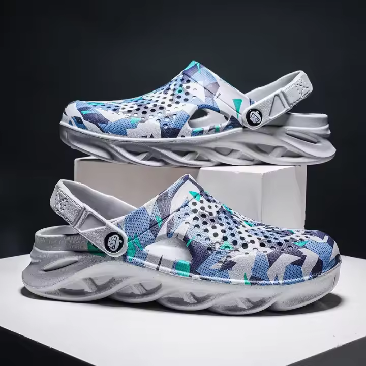 Sandalias Para Hombre Transpirables Ligeros Y Suaves De EVA Zapatillas De Jardín Moda Casual Para Parejas Zapatos De Playa - 1