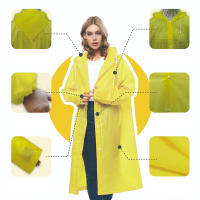 Chaqueta De Lluvia Desechable Para Adulto Colorida Impermeable Y Antiviento Con Capucha Herramienta Portátil Para Pesca Viaje Y Camping - details 3