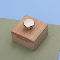 IMZAY Bloque De Encina Para Tratamiento De Borde De Cuero Herramienta De Pulido Con Papel De Herramienta De Corte DIY De Técnica De Bricolaje - details 2