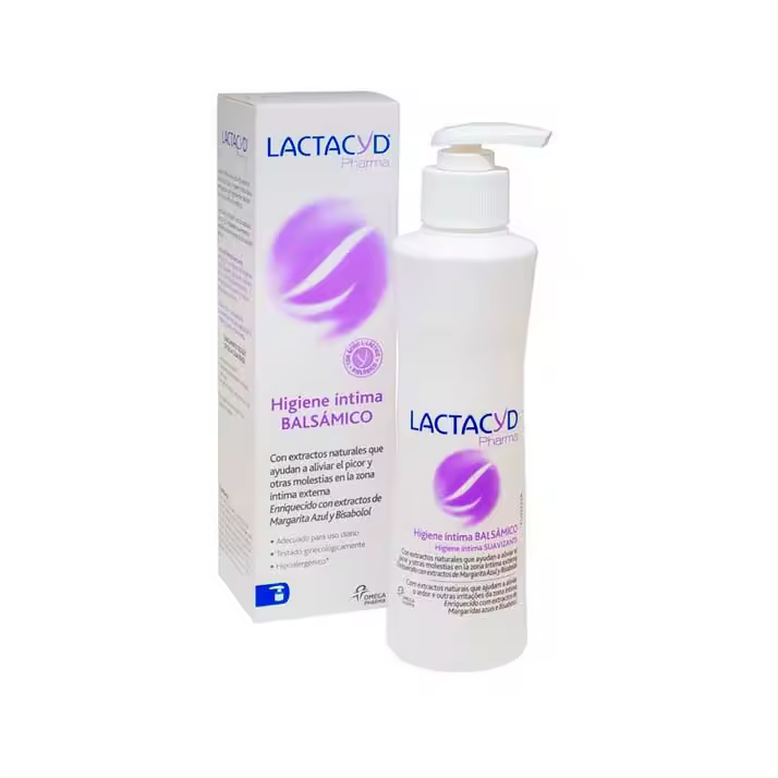 Lactacyd Pharma Balsámico para Aliviar Molestias Vaginales y Limpiar la Zona íntima Femenina - 1