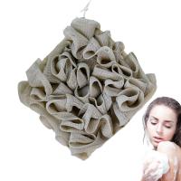 Bola De Baño Creativa 2 En 1 Toalla Loofah Con Cierre De Cordón Exfoliante Suave Esponja De Ducha Herramienta De Cuidado De Piel - details 31