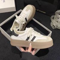 Zapatos De Mujer Casual Outdoor 2024 Primavera/Otoño Nuevos Tenis Redondos Al Cordón Deporte Zapatos Vulcanizados Zapatos Para Mujer - details 11