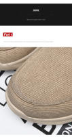 Zapatos Casuales Para Hombre Malla Transpirable Loafers Comodidad Exterior Paseo Clásicos Zapatillas Material De Suela EVA Talla Verdadera - details 4