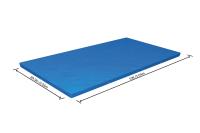 Cobertor Solar Lona Superior BESTWAY para Piscina Desmontable de varias medidas y modelos: rectangular, ovalado y circular de fácil instalación sobre el borde de la piscina. La lona evita que el agua se ensucie y lo calienta, en cierta medida. - details 21