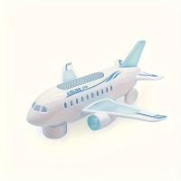 Juguete De Avión Para Niños Con Luces Y Sonidos Modelo De Avión Adecuado Para Colección Y Regalos De Navidad Y Cumpleaños - details 3