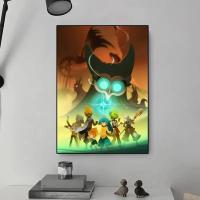 Póster De Lienzo HD Wakfu Personalizable Arte De Pared Para Juego Cool Decoración De Hogar Estilo Clásico Material De Lienzo Forma Rectangular Horizontal - details 4