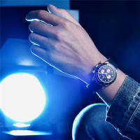 Reloj De Cuarzo Para Hombre PAGANI DESIGN Con Cristal De Zafiro Auto Fecha Cronógrafo Resistente Al Agua Acero Inoxidable Lujo - details 21
