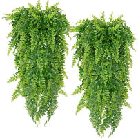 90cm Hojas De Fernés Persa Vines Artificiales Para Decoración De Habitaciones Casas Bodas Y Fiestas Decoración De Pared Balcón - details 0